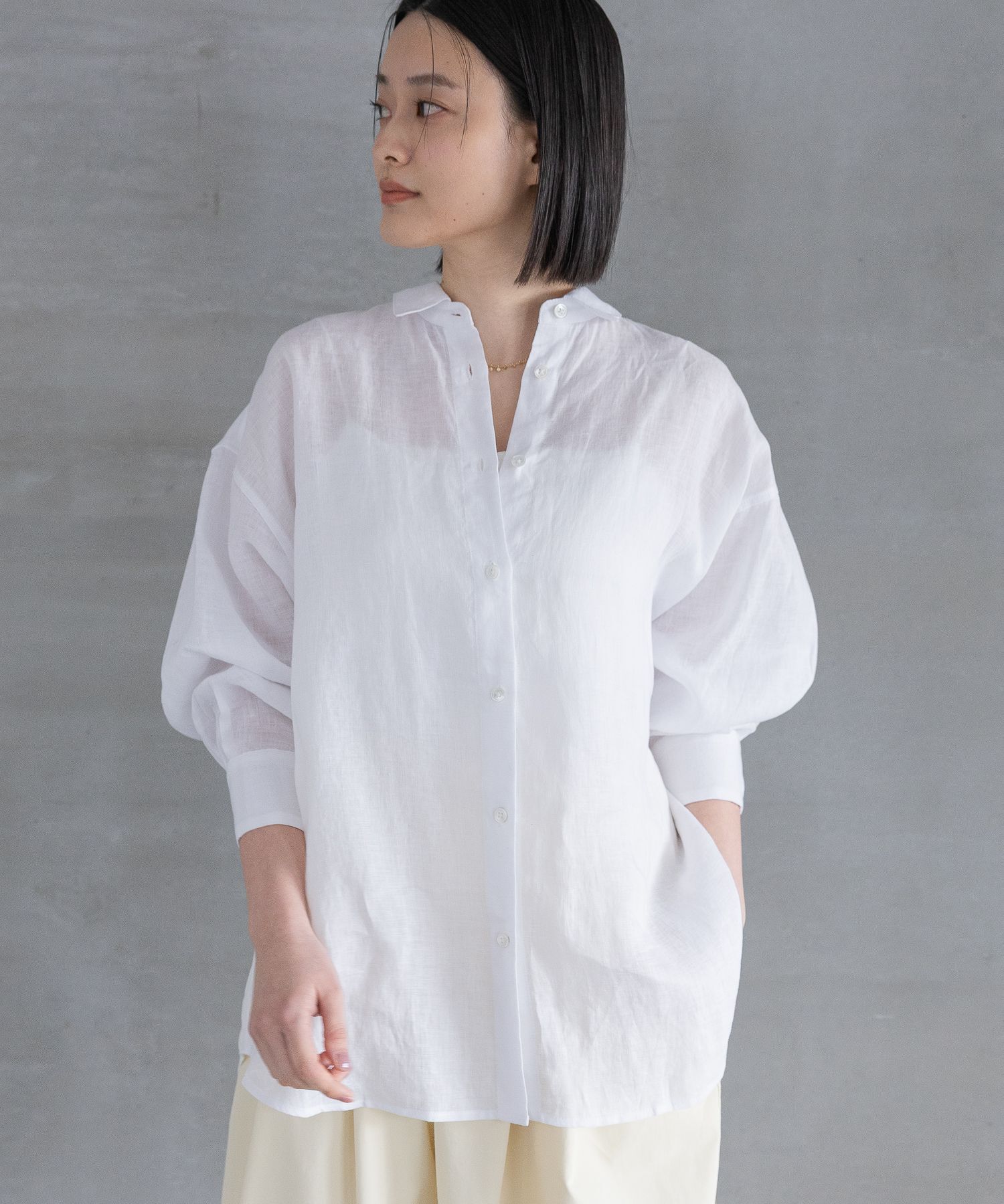 A part by 「ルランゼフィールリネンシャツ」|シャツ・ブラウス|