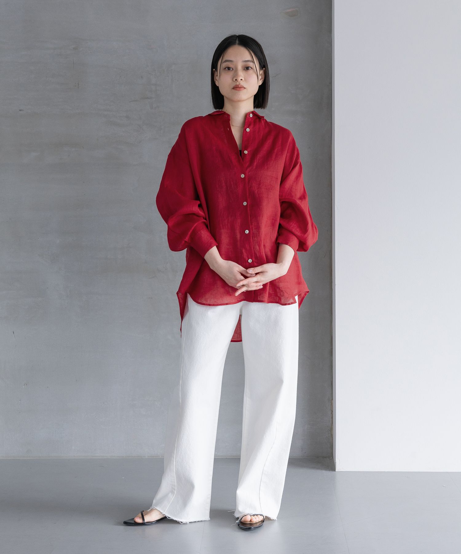 A part by 「ルランゼフィールリネンシャツ」|シャツ・ブラウス|