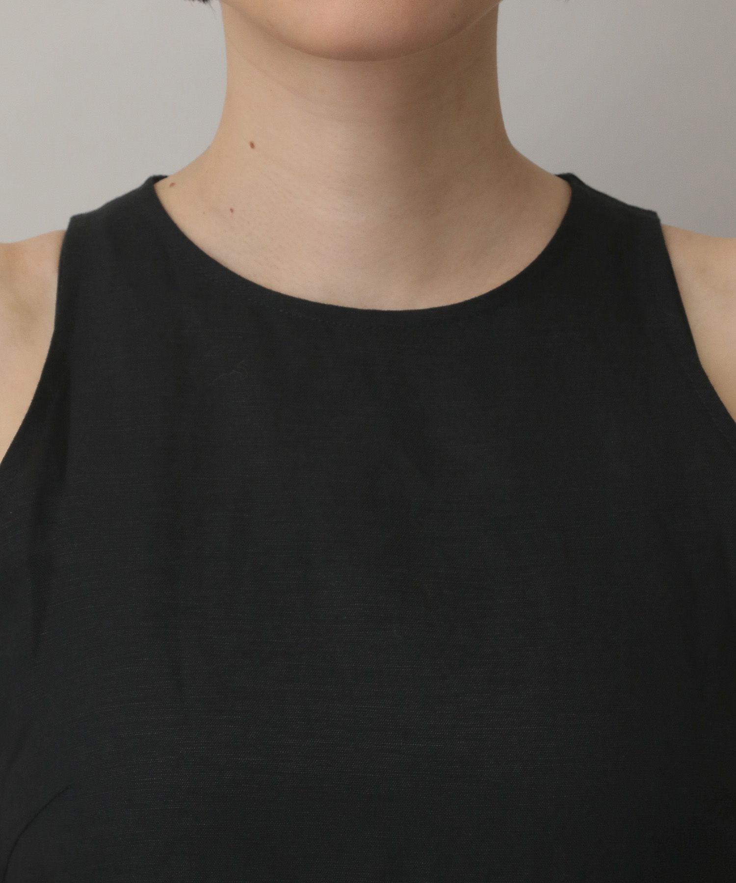 A part by 「レーヨンリネンノースリーブチュニック」|シャツ・ブラウス|