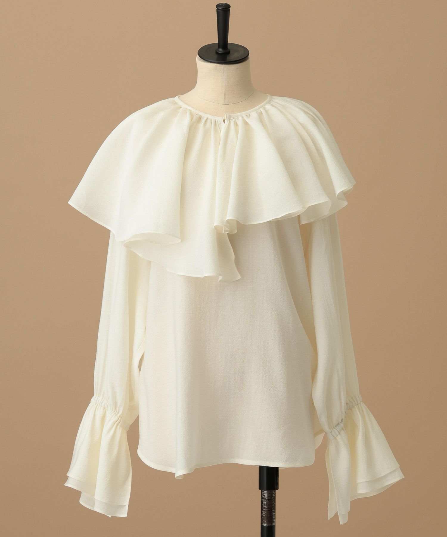  「【セレモニー】Ｃ＊アシメフリルブラウス」|シャツ・ブラウス|