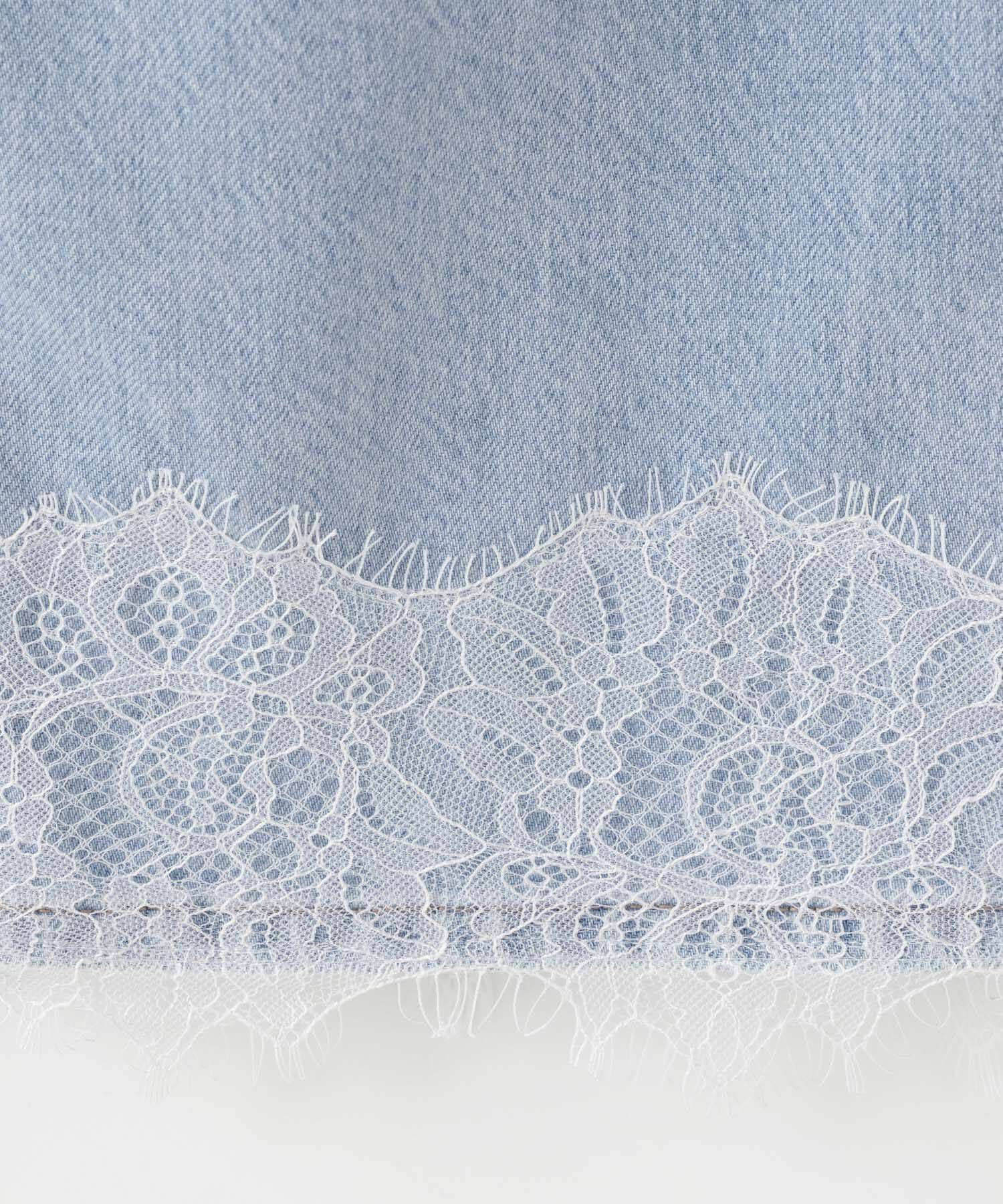 LOWRYS FARM「レースデニム」|デニム|