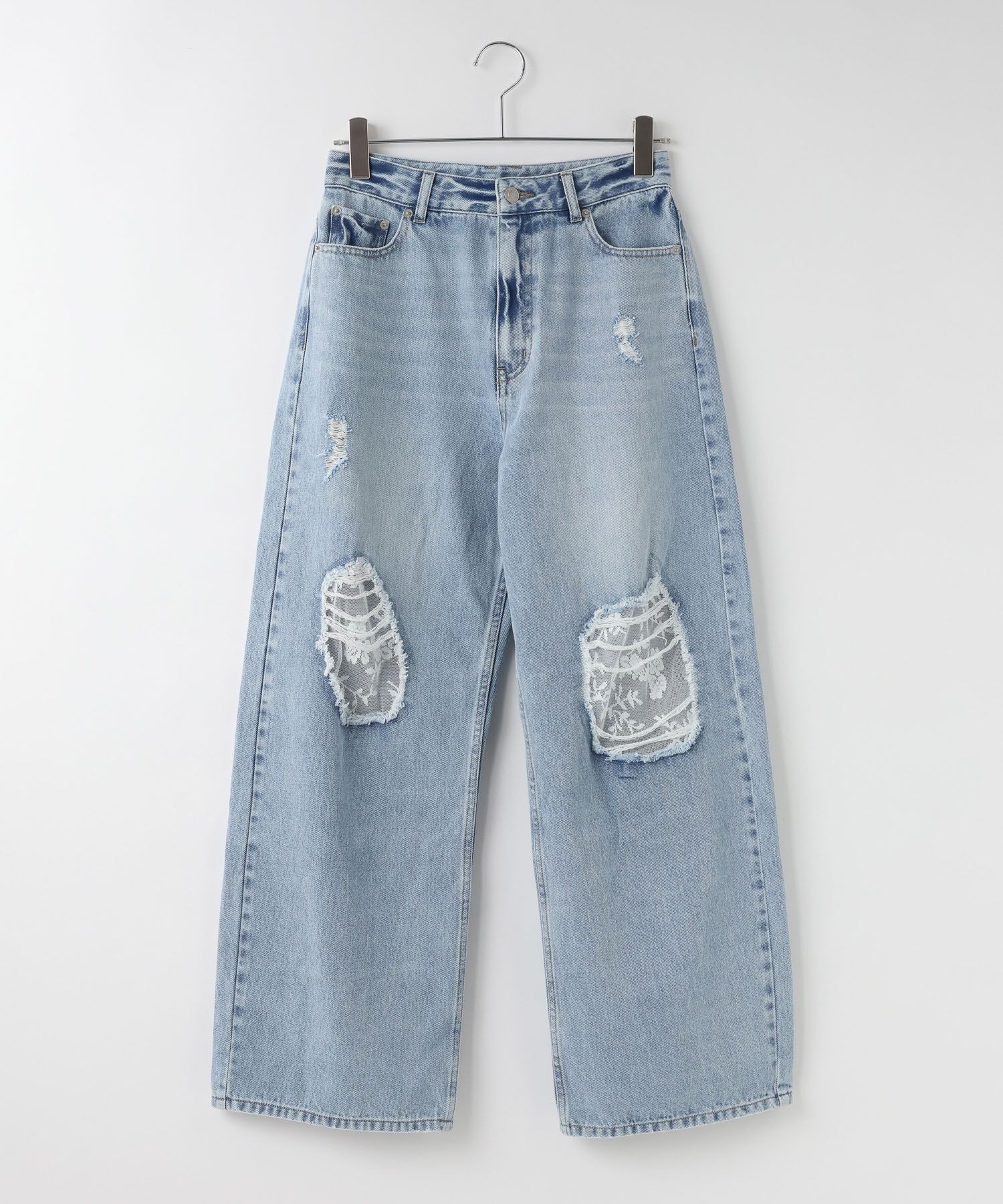 LOWRYS FARM「レースデニム」|デニム|