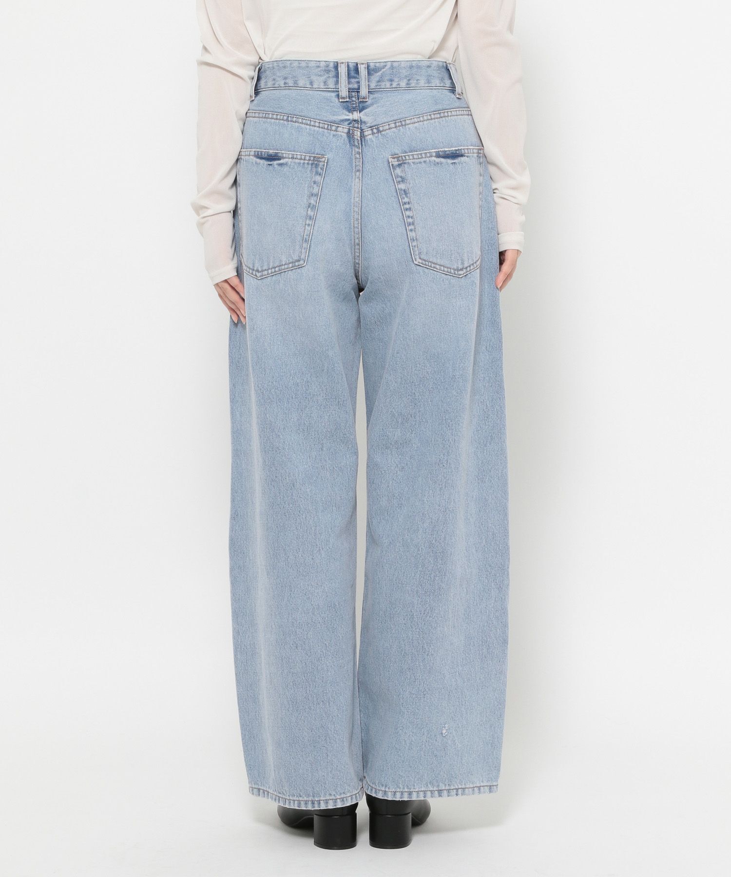 LOWRYS FARM「レースデニム」|デニム|