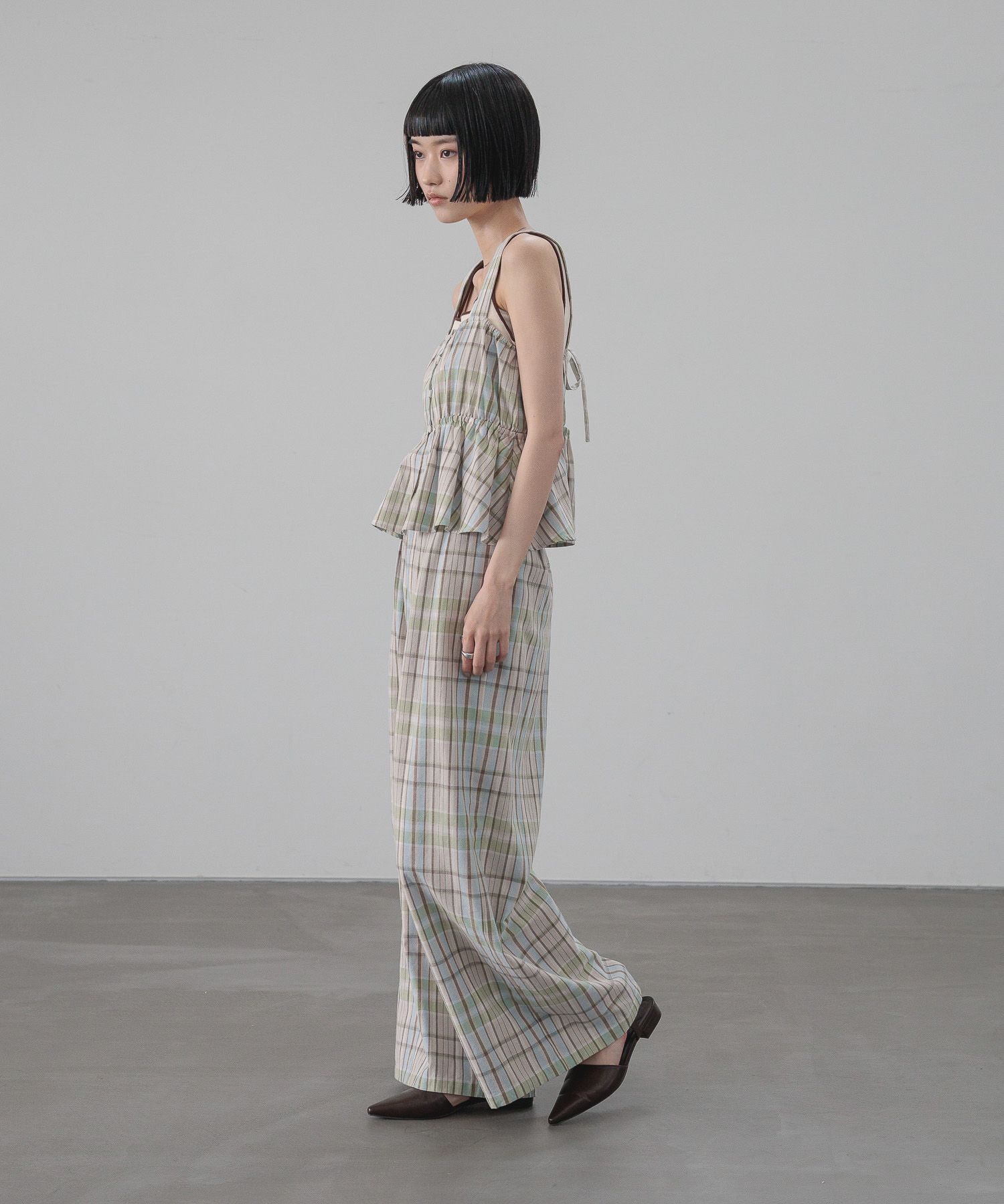 LOWRYS FARM「ソフリネンビスチェ」|タンクトップ|