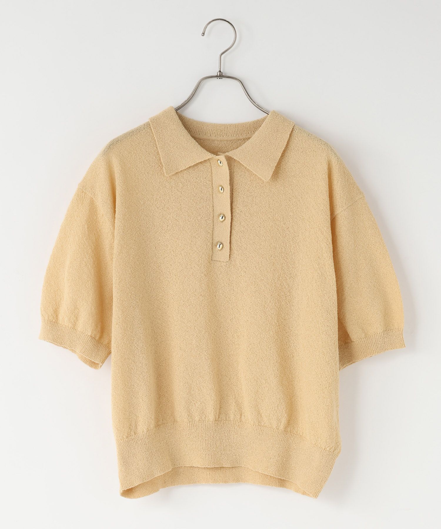 LOWRYS FARM「ブークレニットポロＳＳ」|ポロシャツ|BRN1