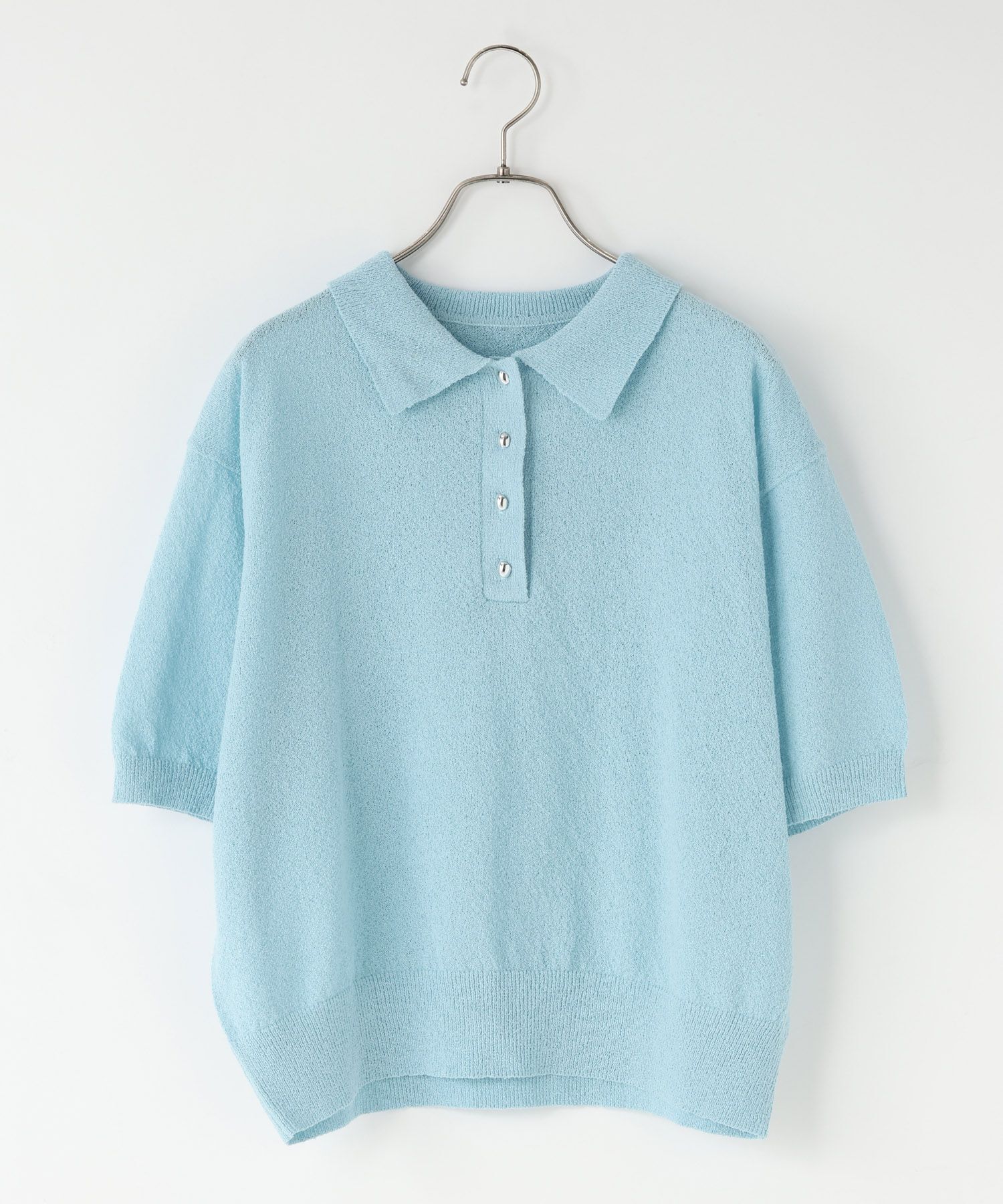 LOWRYS FARM「ブークレニットポロＳＳ」|ポロシャツ|