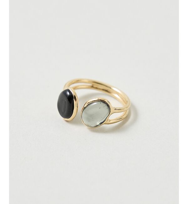 collex「【Elodie Pavie】Twin Bague Double」|リング|ブラック