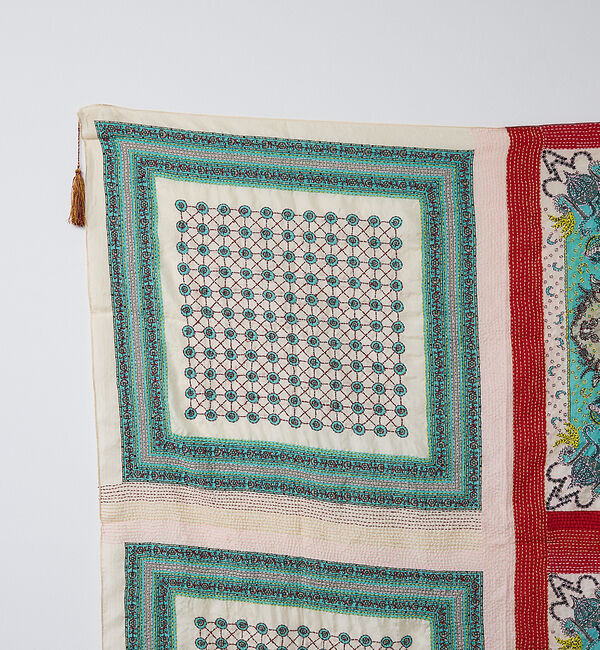 collex「刺し子シルク大判ストール」|マフラー|