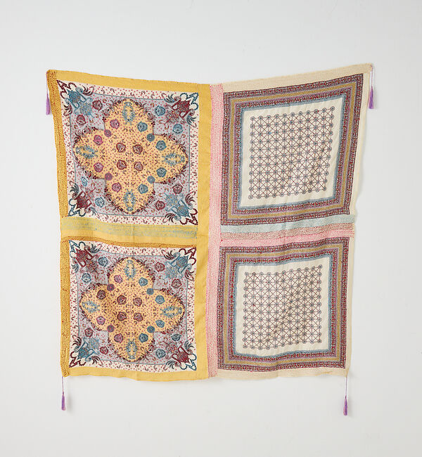 collex「刺し子シルク大判ストール」|マフラー|