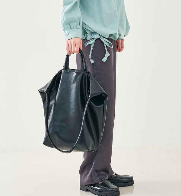 collex「2WAY底マチワイド レザーライクワンショルダーバッグ」|ショルダー・メッセンジャー|