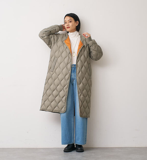 collex「【TAION】 オーバーサイズ ダウン ロングジャケット」|ダウン|