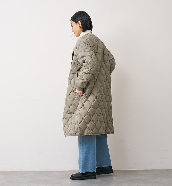 collex「【TAION】 オーバーサイズ ダウン ロングジャケット」|ダウン|