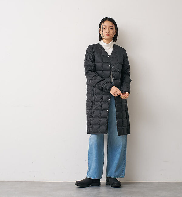 collex「【別注】【TAION】ダウンジャケット付バルカラーコート」|ダウン|