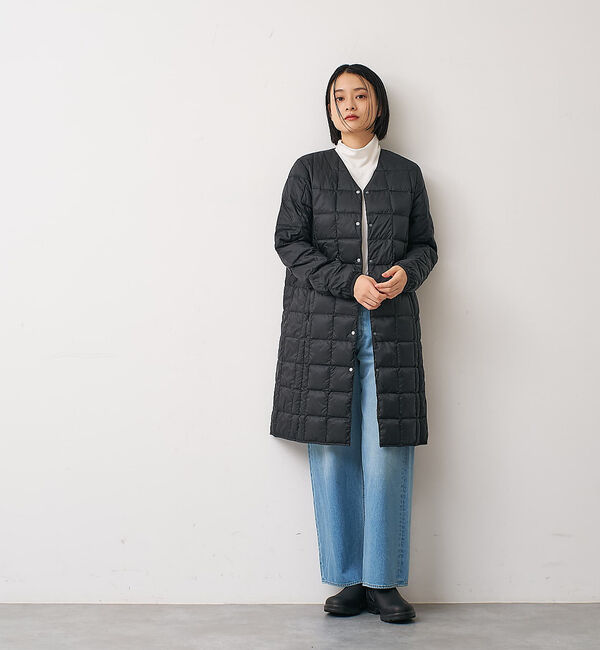 collex「【別注】【TAION】ダウンジャケット付バルカラーコート」|ダウン|
