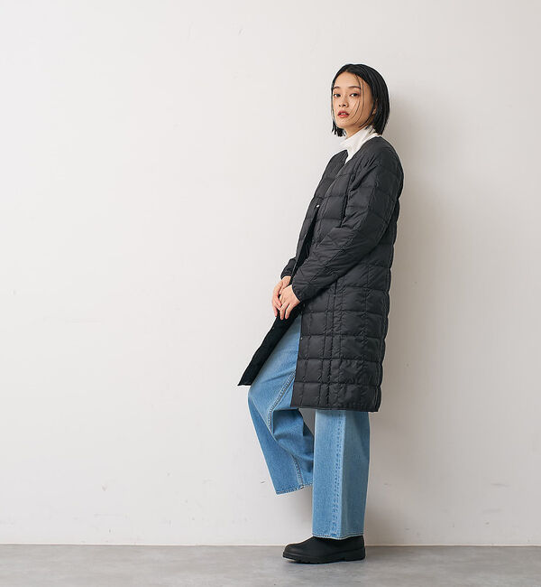 collex「【別注】【TAION】ダウンジャケット付バルカラーコート」|ダウン|