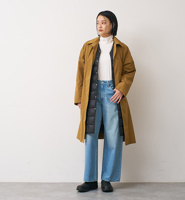collex「【別注】【TAION】ダウンジャケット付バルカラーコート」|ダウン|