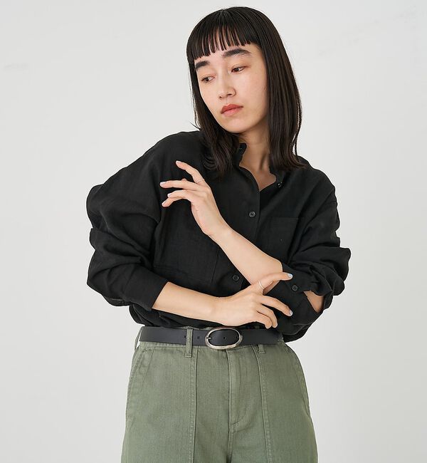 collex「ダブルカラー リネンシャツ」|シャツ・ブラウス|