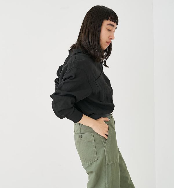 collex「ダブルカラー リネンシャツ」|シャツ・ブラウス|