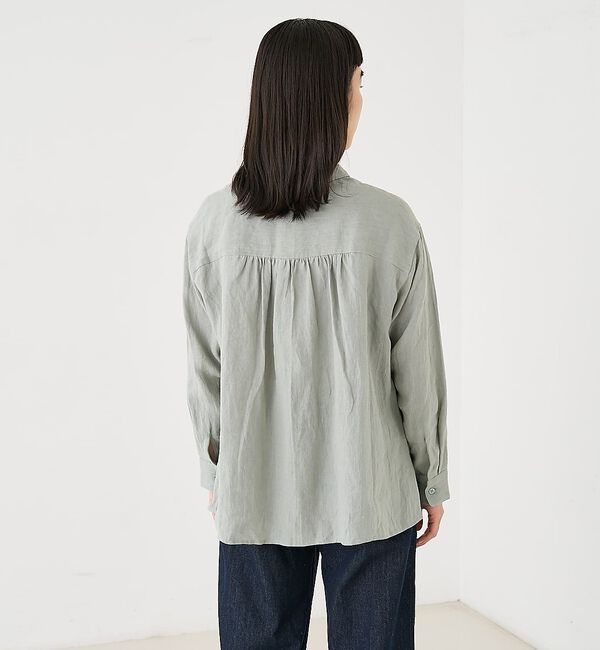 collex「ダブルカラー リネンシャツ」|シャツ・ブラウス|