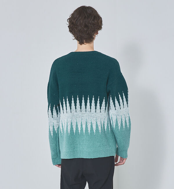 ABAHOUSE「【ネイティブ柄】オーガニックコットン カーディガン」|カーディガン|