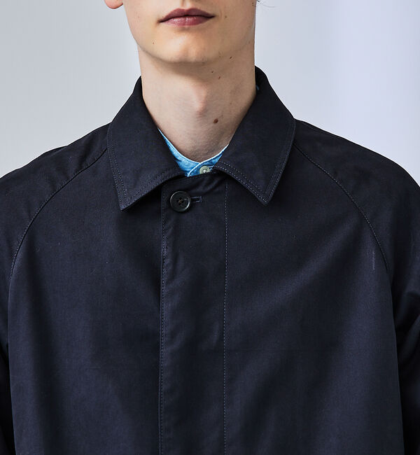 ABAHOUSE「【玉虫ツイル】ステンカラーコート / スプリングコート」|ステンカラーコート|