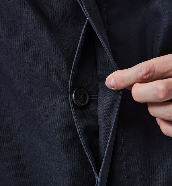 ABAHOUSE「【玉虫ツイル】ステンカラーコート / スプリングコート」|ステンカラーコート|