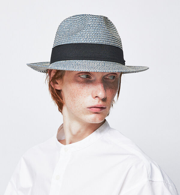 ABAHOUSE「【RUBEN/ルーベン】PAPER FOLDING/折りたたみ可能ハット」|その他|ネイビー