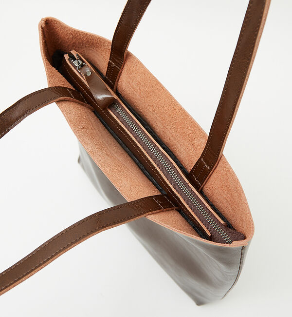 ABAHOUSE「スプリットレザー縦型トートバッグ」|トートバッグ|