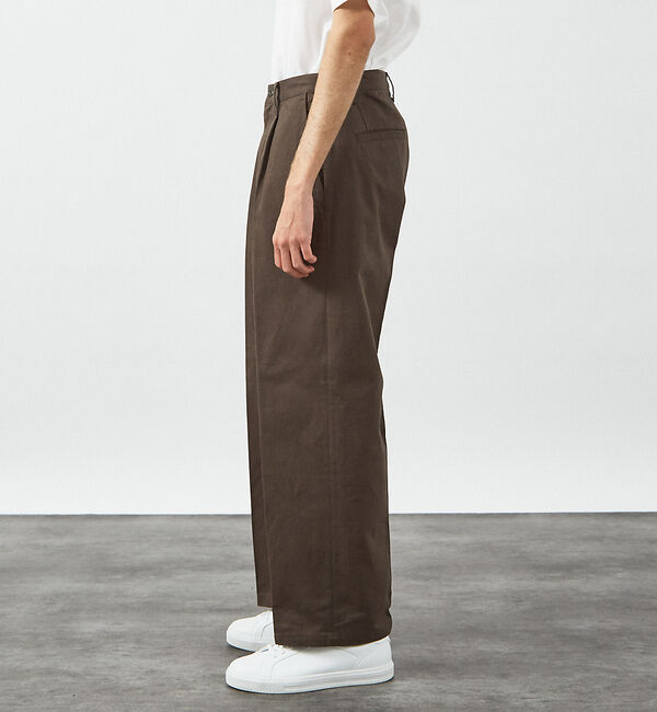 ABAHOUSE「1タック コットン ワイドトラウザーズ / ワイドパンツ」|その他|