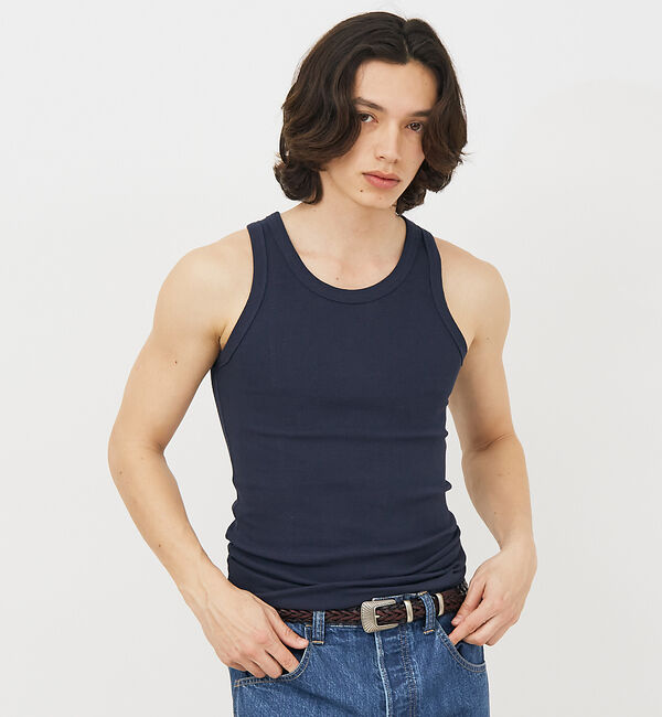 ABAHOUSE「【DISCUS ATHLETIC/ディスカス アスレチック 】RIB Pack-」|キャミソール|ネイビー