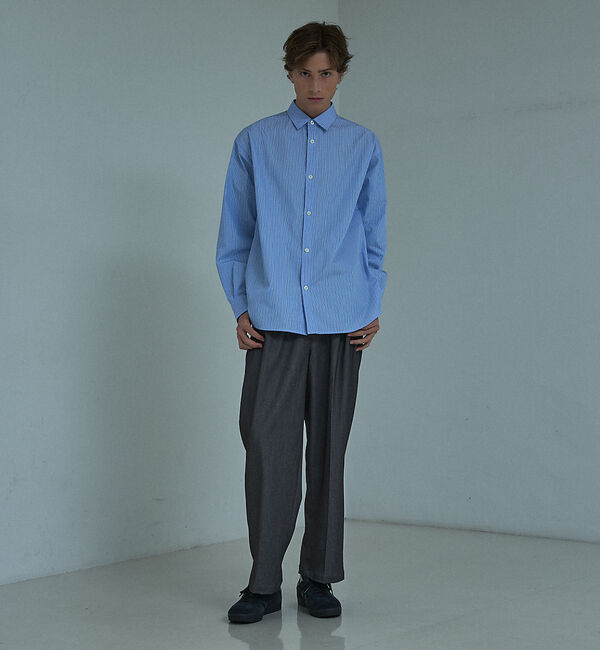 ABAHOUSE「オーバーサイズ レギュラーカラーシャツ / イージーケア」|シャツ・ブラウス|