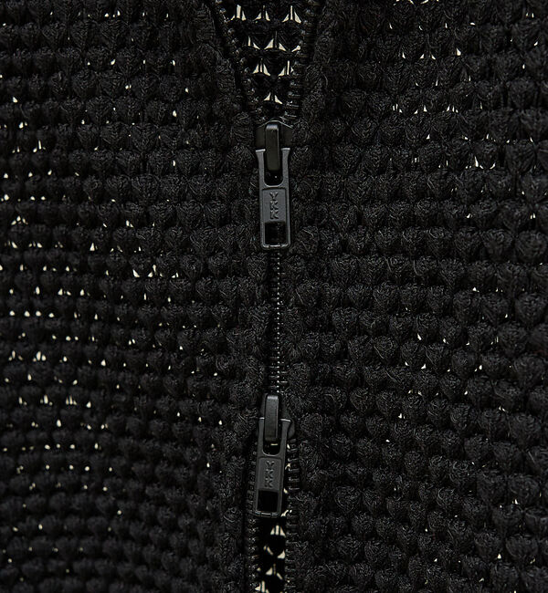 ABAHOUSE「メッシュニット ダブルジップパーカー」|パーカー|