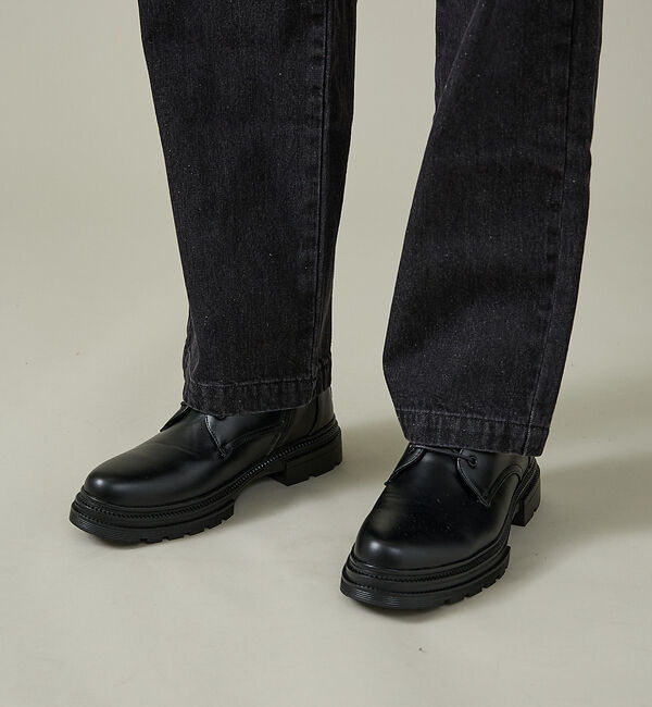 ABAHOUSE「【DICKIES / ディッキーズ】TCツイル/デニム ワイドストレートパンツ（」|その他|