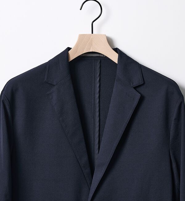 ABAHOUSE「【SMART CLOSET】接触冷感 カットメッシュ ジャケット / セットアッ」|テーラードジャケット|