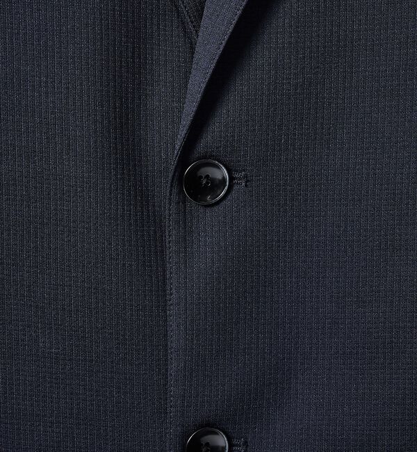 ABAHOUSE「【SMART CLOSET】接触冷感 カットメッシュ ジャケット / セットアッ」|テーラードジャケット|