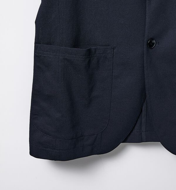 ABAHOUSE「【SMART CLOSET】接触冷感 カットメッシュ ジャケット / セットアッ」|テーラードジャケット|