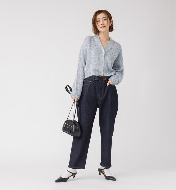 Rouge vif「ラメ&times;モヘアニット カーディガン」|カーディガン|