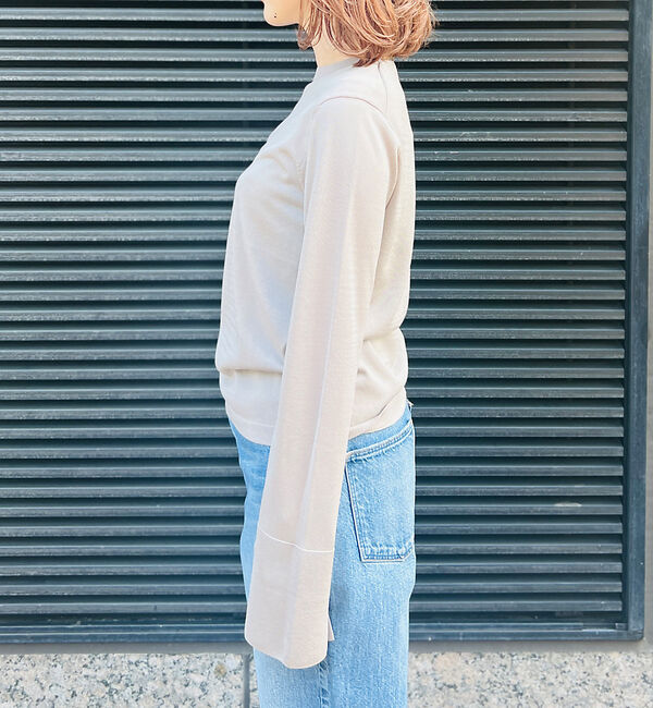 Rouge vif「スリーブスリット ニットプルオーバー」|ニット・セーター|