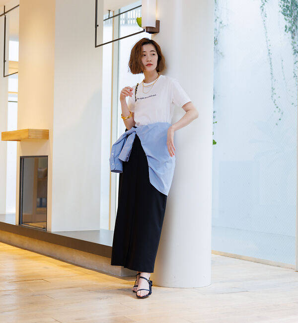 Rouge vif「ロゴコンパクトTシャツ」|Tシャツ・カットソー|