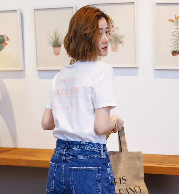 Rouge vif「ロゴコンパクトTシャツ」|Tシャツ・カットソー|