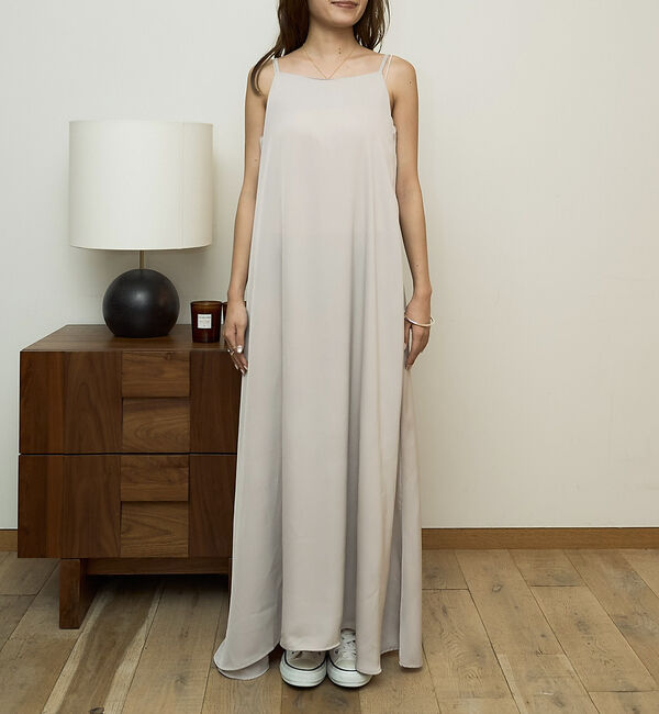 Rouge vif「【一部店舗限定】【2点セット】Vネックニット&times;キャミワンピセット」|ワンピース|