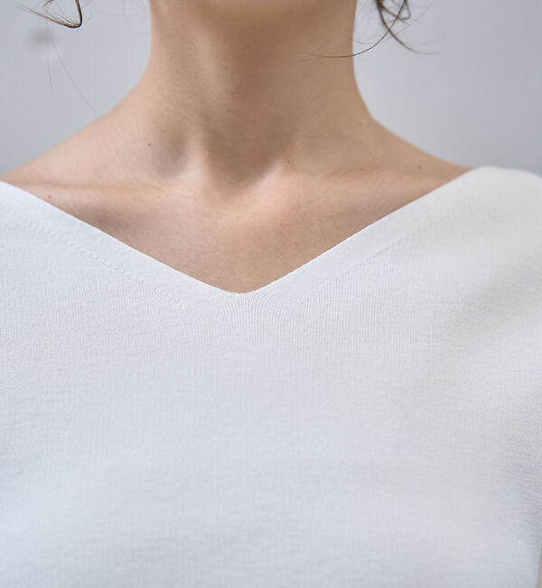 Rouge vif「スムース2WAYパールニット」|ニット・セーター|