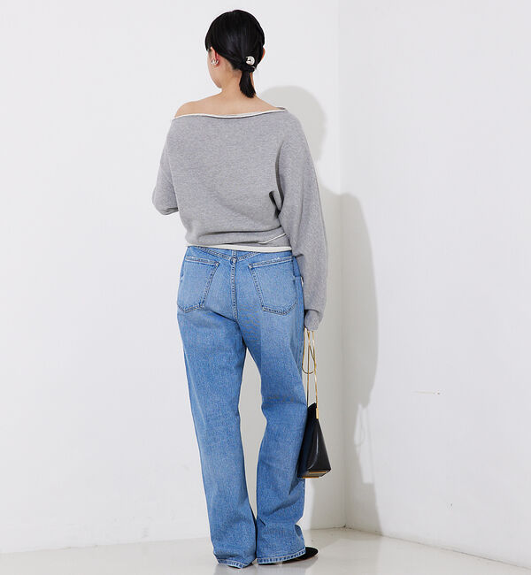 Rouge vif「オフショルスウェットプルオーバー」|スウェット・ジャージ|