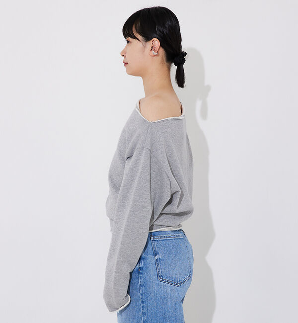 Rouge vif「オフショルスウェットプルオーバー」|スウェット・ジャージ|