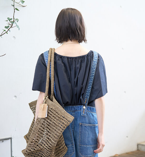 Rouge vif「シルク混コットンフォルムブラウス」|シャツ・ブラウス|