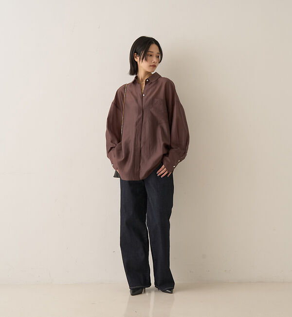 Rouge vif「【新色登場】バックツイストシャツ」|シャツ・ブラウス|