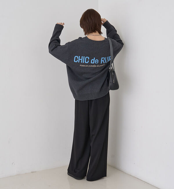 Rouge vif「ロゴニットカーディガン」|カーディガン|