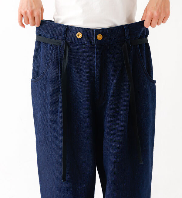 Rouge vif「【JOHNBULL/ジョンブル】ドビーデニムイージーパンツ/パンツ/デニム【WE」|デニム|