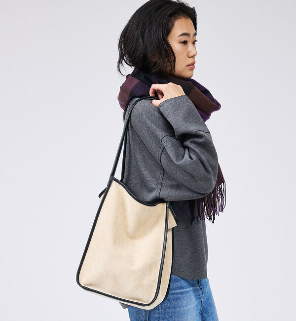 Rouge vif「【IOMMI/イオミ】フェイクスエード トートバッグ 巾着付き」|トートバッグ|