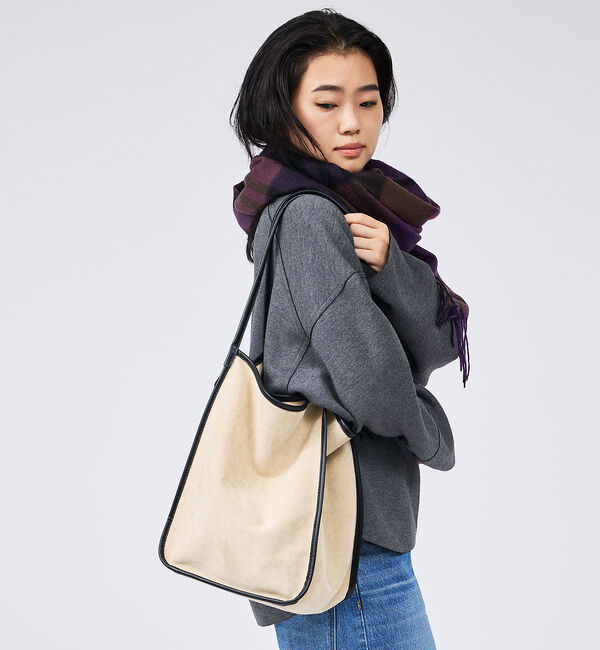 Rouge vif「【IOMMI/イオミ】フェイクスエード トートバッグ 巾着付き」|トートバッグ|